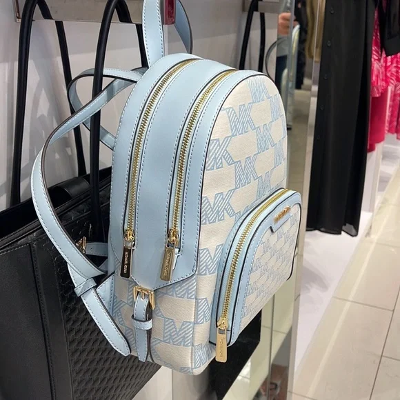 Michael Kors Jaycee Medium Logo Zip Pocket Backpack 

35S3G8TB2J
Vista Blue - Picture 7 of 16